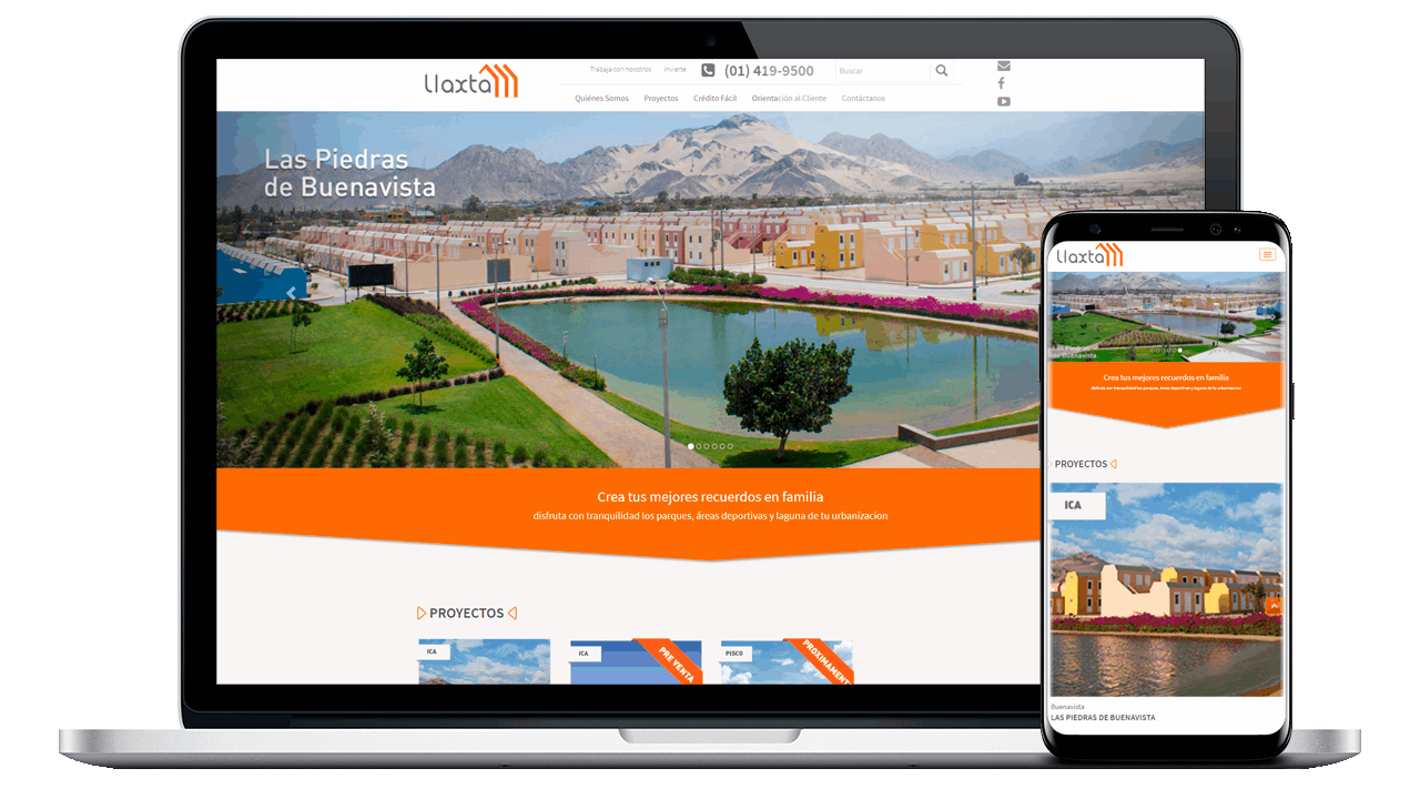 Diseño Web Empresarial Llaxta 